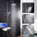 Shower Set 38 ° C Constant Temperature Digital Display Can Lift Outfit Copper Shower - B078D7KSJ3